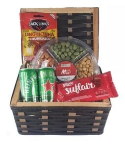 Cesta Bau De Boteco Presente Masculino